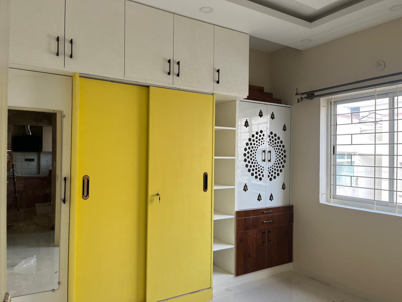 Wardrobe with Pooja Room Design